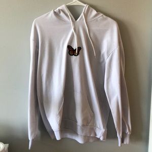 butterfly patch sweatshirt